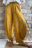 Hush Pillow Cotton Spot On Classic Barrel Pant Mustard